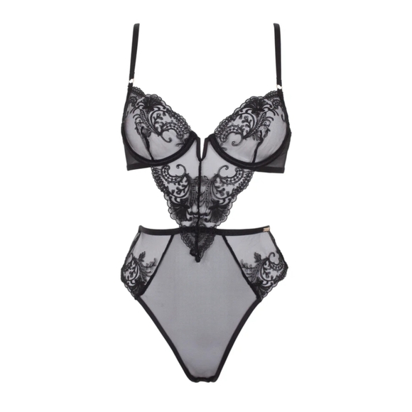 Bluebella Other - Bluebella Black Lace Bra Bodysuit